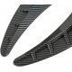 Carbon Fiber Car Fender Shark Emblems | Universal Fit | Pack of 2