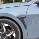 Carbon Fiber Car Fender Shark Emblems | Universal Fit | Pack of 2
