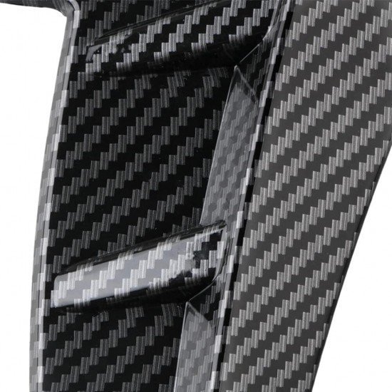 Carbon Fiber Car Fender Shark Emblems | Universal Fit | Pack of 2
