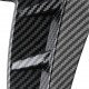 Carbon Fiber Car Fender Shark Emblems | Universal Fit | Pack of 2