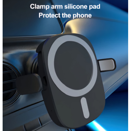 15W Qi Magnetic Car Wireless Fast Charger with Capacitor