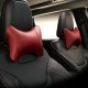 Leather Car Neck Pillow Pack of 2 - Universal Headrest Support Cushions Leather Car Neck Pillow Pack of 2 - Universal Headrest Support Cushions