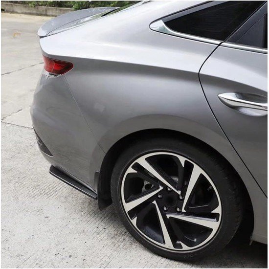 Car Rear Diffuser Splitter Winglets - Wrap Angle Protector (Pack of 2) Carbon Fiber Car Rear Diffuser Splitter Winglets - Wrap Angle Protector (Pack of 2) Carbon Fiber