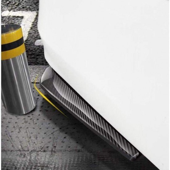 Car Rear Diffuser Splitter Winglets - Wrap Angle Protector (Pack of 2) Carbon Fiber Car Rear Diffuser Splitter Winglets - Wrap Angle Protector (Pack of 2) Carbon Fiber