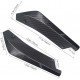 Car Rear Diffuser Splitter Winglets - Wrap Angle Protector (Pack of 2) Carbon Fiber Car Rear Diffuser Splitter Winglets - Wrap Angle Protector (Pack of 2) Carbon Fiber