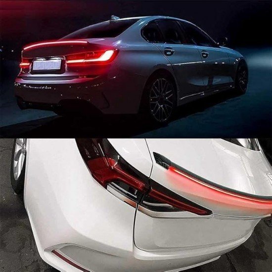 Carbon Fiber Rear LED Spoiler - Universal Fit (Waterproof) 130cm Carbon Fiber Rear LED Spoiler - Universal Fit (Waterproof) 130cm