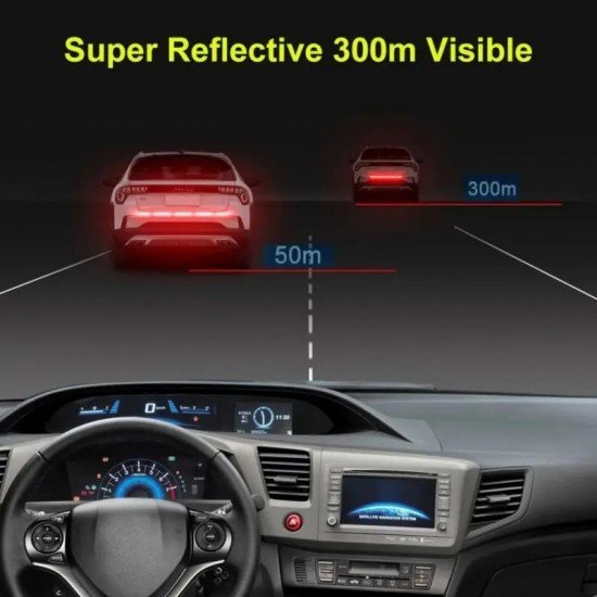 Rear Bumper Anti Collision Reflective Strip (3 colors) Rear Bumper Anti Collision Reflective Strip (3 colors)