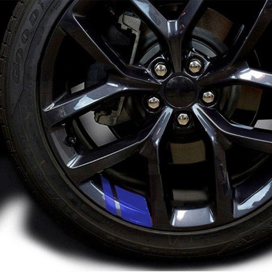 Car Rim Styling Stickers (Pack of 4) | Universal Wheel Decals Car Rim Styling Stickers (Pack of 4) | Universal Wheel Decals