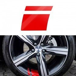 Car Rim Styling Stickers (Pack of 4) | Universal Wheel Decals