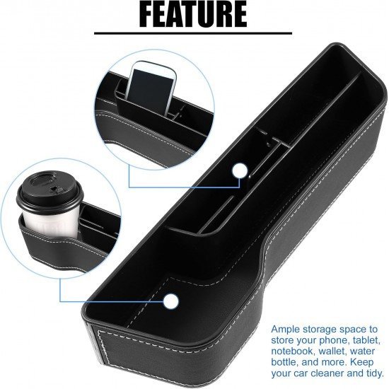 Car Front Seat Gap Organizer Universal Fit 3 Colors Car Front Seat Gap Organizer Universal Fit 3 Colors