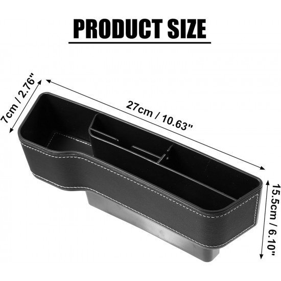 Car Front Seat Gap Organizer Universal Fit 3 Colors Car Front Seat Gap Organizer Universal Fit 3 Colors