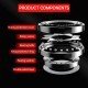Skull Car Engine Start Stop Button Rotary Covers - Universal Fit (2 Colors) Skull Car Engine Start Stop Button Rotary Covers - Universal Fit (2 Colors)