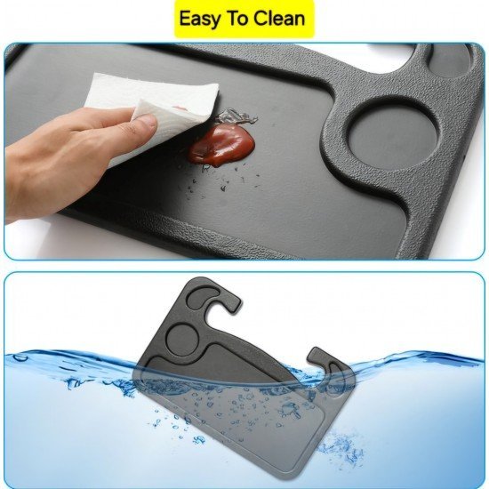 Car Steering Wheel Multipurpose Tray (Black) Car Steering Wheel Multipurpose Tray (Black)