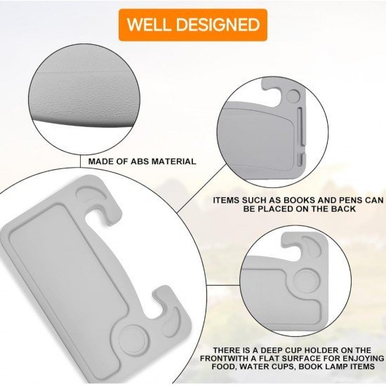 Car Steering Wheel Multipurpose Tray (Grey) Car Steering Wheel Multipurpose Tray (Grey)
