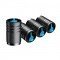 Blue Finger 4 Pcs Aluminum Tire Valve Stem Caps - Universal Fit