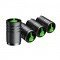 Green Finger 4 Pcs Aluminum Tire Valve Stem Caps - Universal Fit