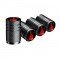 Red Finger 4 Pcs Aluminum Tire Valve Stem Caps - Universal Fit