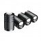 White Skull 4 Pcs Aluminum Tire Valve Stem Caps - Universal Fit