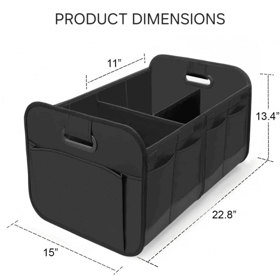 Car Trunk Storage Organizer - Collapsible (Large)