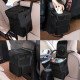 Waterproof Car Trash Can with Lid - 2.2 Gallon Leakproof Organizer Waterproof Car Trash Can with Lid - 2.2 Gallon Leakproof Organizer