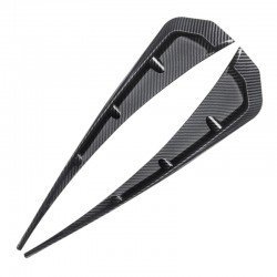 Car Fender Side Vent Sleek Spoilers Carbon Fiber | Universal Fit | Pack of 2
