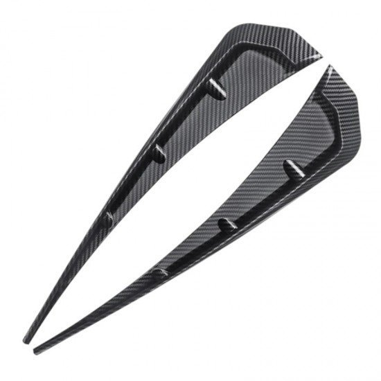 Car Fender Side Vent Sleek Spoilers Carbon Fiber | Universal Fit | Pack of 2