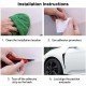 Car Fender Side Vent Sleek Spoilers Carbon Fiber | Universal Fit | Pack of 2