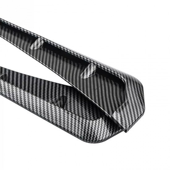 Car Fender Side Vent Sleek Spoilers Carbon Fiber | Universal Fit | Pack of 2