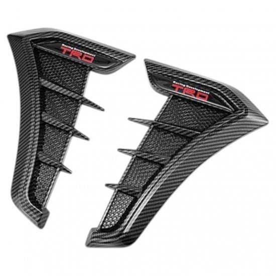 Carbon Fiber Fender Wings Emblem Pack of 2 Universal Fit – ABS | Sports Style Fender Decoration Carbon Fiber Fender Wings Emblem Pack of 2 Universal Fit – ABS | Sports Style Fender Decoration