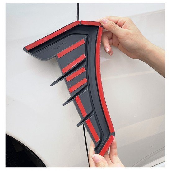 Carbon Fiber Fender Wings Emblem Pack of 2 Universal Fit – ABS | Sports Style Fender Decoration Carbon Fiber Fender Wings Emblem Pack of 2 Universal Fit – ABS | Sports Style Fender Decoration