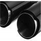 Carbon Fiber Dual Exhaust Tail Tip 2.5 Inch Inlet 3.5 Inch Outlets – Stainless Steel | Universal Fit 