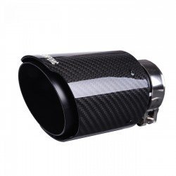 Carbon Fiber Exhaust Tail Tips - 2.5 Inch Inlet & 3.5 Inch Outlet 