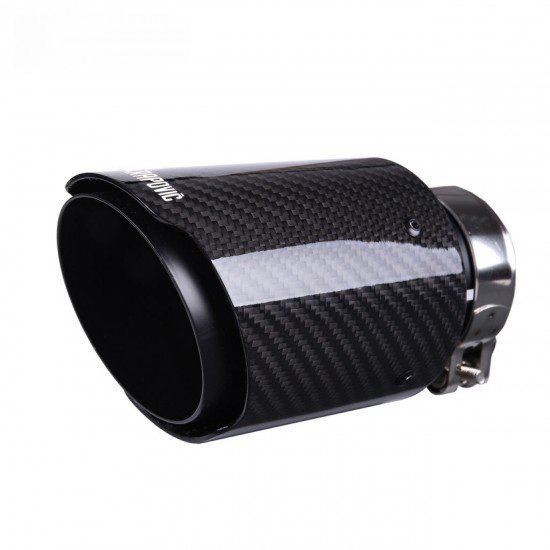 Carbon Fiber Exhaust Tail Tips - 2.5 Inch Inlet & 3.5 Inch Outlet Carbon Fiber Exhaust Tail Tips - 2.5 Inch Inlet & 3.5 Inch Outlet