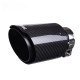 Carbon Fiber Exhaust Tail Tips - 2.5 Inch Inlet & 3.5 Inch Outlet Carbon Fiber Exhaust Tail Tips - 2.5 Inch Inlet & 3.5 Inch Outlet