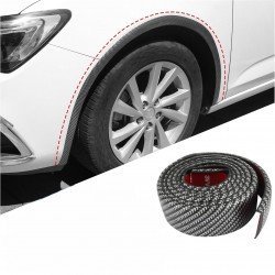 Carbon Fiber Universal Fender Flares 1.5M 2 Inch Wide – ABS | Front & Rear Fender Strip