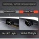 Carbon Fiber LED Exhaust Tail Tip 2.5 Inch Inlet 3.5 Inch Outlet – Blue & Red LED Glow | Universal Fit Carbon Fiber LED Exhaust Tail Tip 2.5 Inch Inlet 3.5 Inch Outlet – Blue & Red LED Glow | Universal Fit