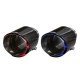 Carbon Fiber LED Exhaust Tail Tip 2.5 Inch Inlet 3.5 Inch Outlet – Blue & Red LED Glow | Universal Fit Carbon Fiber LED Exhaust Tail Tip 2.5 Inch Inlet 3.5 Inch Outlet – Blue & Red LED Glow | Universal Fit