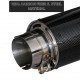 Carbon Fiber LED Exhaust Tail Tip 2.5 Inch Inlet 3.5 Inch Outlet – Blue & Red LED Glow | Universal Fit Carbon Fiber LED Exhaust Tail Tip 2.5 Inch Inlet 3.5 Inch Outlet – Blue & Red LED Glow | Universal Fit