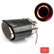 Carbon Fiber LED Exhaust Tail Tip 2.5 Inch Inlet 3.5 Inch Outlet – Blue & Red LED Glow | Universal Fit Carbon Fiber LED Exhaust Tail Tip 2.5 Inch Inlet 3.5 Inch Outlet – Blue & Red LED Glow | Universal Fit