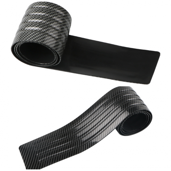 Car Rear Bumper Anti Scratch Protection Guards - Universal Fit - 90 & 104 CM (Carbon Fiber) Car Rear Bumper Anti Scratch Protection Guards - Universal Fit - 90 & 104 CM (Carbon Fiber)