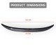 Carbon Fiber Sleek Car Rear Spoiler 120CM | Universal Fit Sedan Carbon Fiber Sleek Car Rear Spoiler 120CM | Universal Fit Sedan