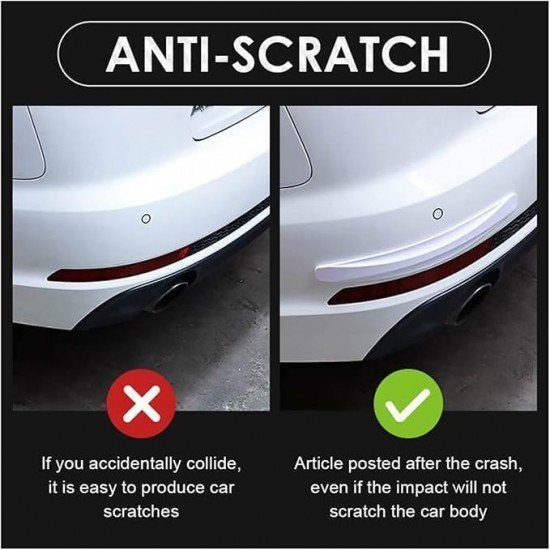 Anti Collison Carbon Fiber Bumper Protection Guards - Universal Fit - (2 Pack ) 4 Colors Anti Collison Carbon Fiber Bumper Protection Guards - Universal Fit - (2 Pack ) 4 Colors