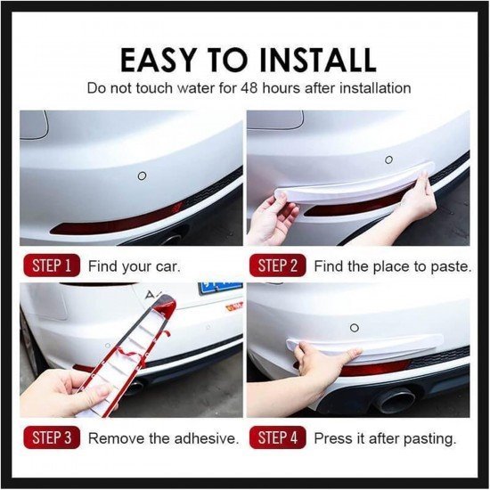 Anti Collison Carbon Fiber Bumper Protection Guards - Universal Fit - (2 Pack ) 4 Colors Anti Collison Carbon Fiber Bumper Protection Guards - Universal Fit - (2 Pack ) 4 Colors