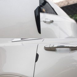 Real Carbon Fiber Car Door Protection Guards 4 Pcs Set – Anti Bump Scratch | Universal Fit Cars SUVs Trucks