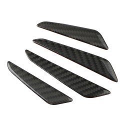Real Carbon Fiber Car Door Protection Guards 4 Pcs Set – Anti Bump Scratch | Universal Fit Cars SUVs Trucks