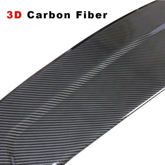 3D Carbon Fiber Car Rear Spoiler Wing | Universal Fit Sedan | 132CM 3D Carbon Fiber Car Rear Spoiler Wing | Universal Fit Sedan | 132CM