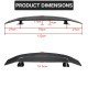 3D Carbon Fiber Car Rear Spoiler Wing | Universal Fit Sedan | 132CM 3D Carbon Fiber Car Rear Spoiler Wing | Universal Fit Sedan | 132CM