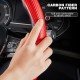 Carbon Fiber Steering Wheel Covers - Universal Fit (5 Colors) Carbon Fiber Steering Wheel Covers - Universal Fit (5 Colors)