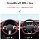 Carbon Fiber Steering Wheel Covers - Universal Fit (5 Colors) Carbon Fiber Steering Wheel Covers - Universal Fit (5 Colors)