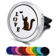Designer Car Air Vent Freshener Clips with Scent Pads